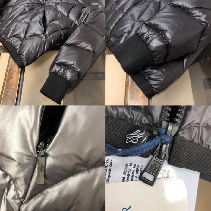 Moncler Black Hooded Long Sleeved Down Jacket #nigo21941