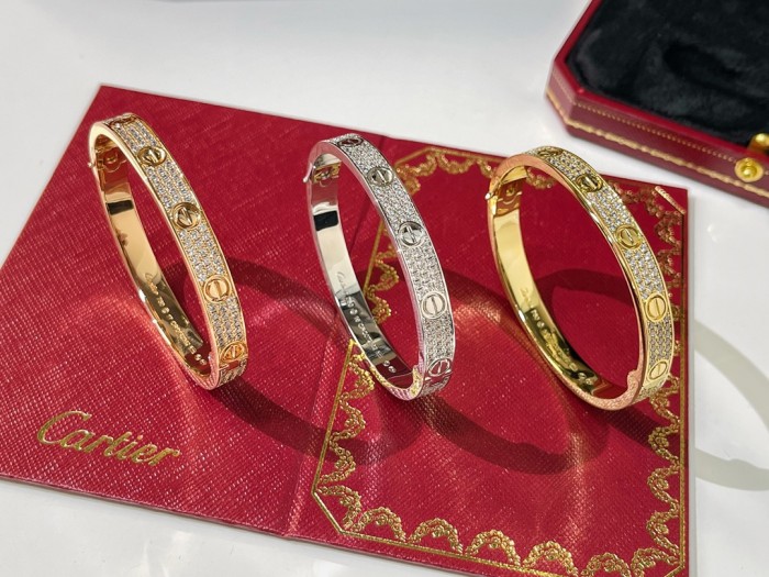 Cartier Encircling Screw Logo Bracelet Plated 18K Gold Accessories Jewelry #nigo82316