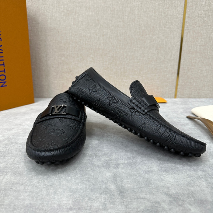 Louis Vuitton Leather Flat Bottomed Fashionable Leather Shoes #nigo21934