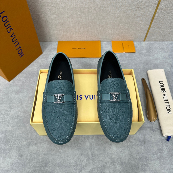 Louis Vuitton Leather Flat Bottomed Fashionable Leather Shoes #nigo21934