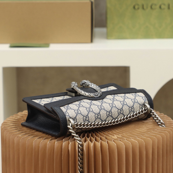Gucci Dionysus Leather Panel Canvas Printed Chain Bag #nigo21943