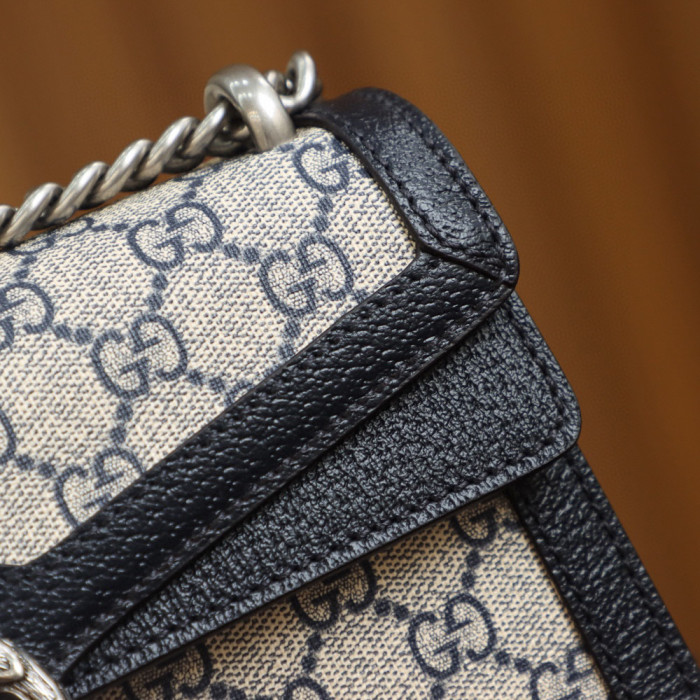 Gucci Dionysus Leather Panel Canvas Printed Chain Bag #nigo21943