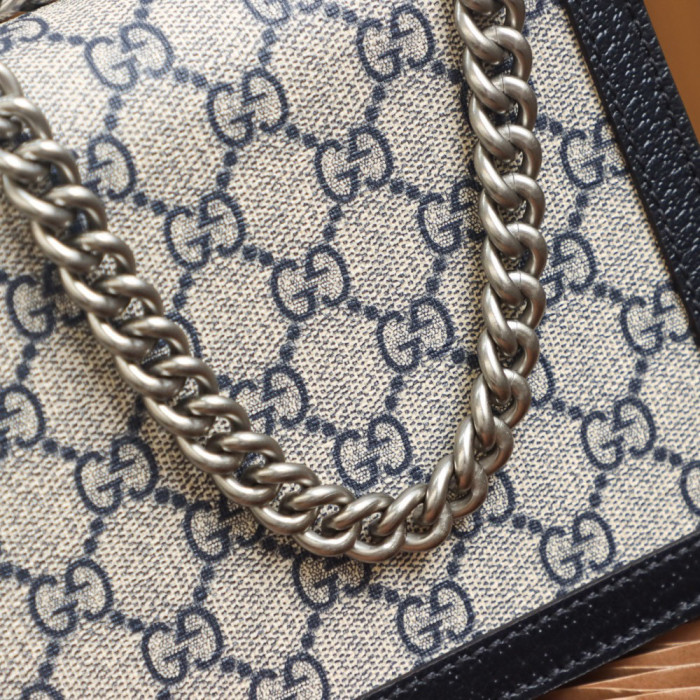 Gucci Dionysus Leather Panel Canvas Printed Chain Bag #nigo21943