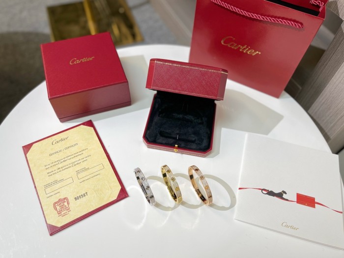 Cartier Encircling Screw Logo Bracelet Plated 18K Gold Accessories Jewelry #nigo82316