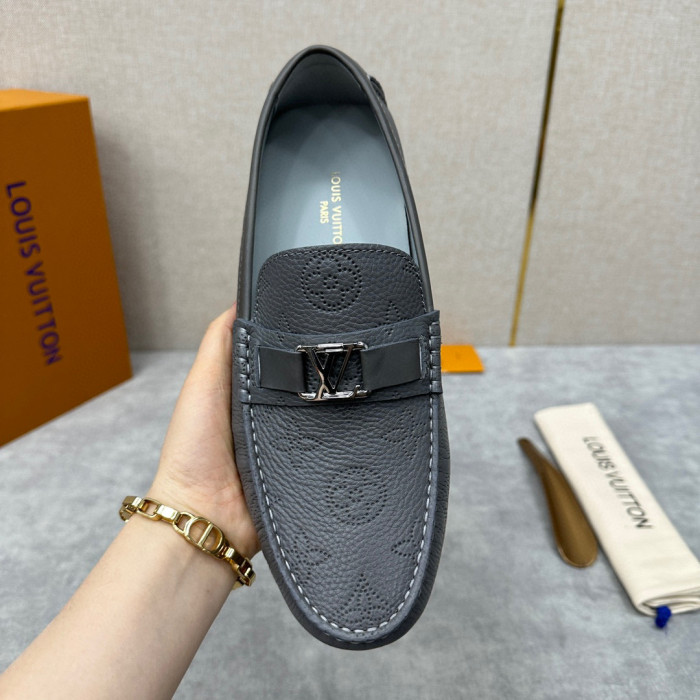 Louis Vuitton Leather Flat Bottomed Fashionable Leather Shoes #nigo21934
