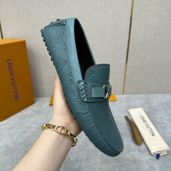 Louis Vuitton Leather Flat Bottomed Fashionable Leather Shoes #nigo21934