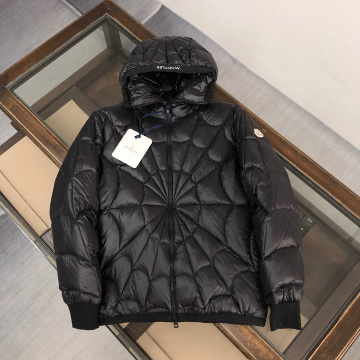 Moncler Black Hooded Long Sleeved Down Jacket #nigo21941
