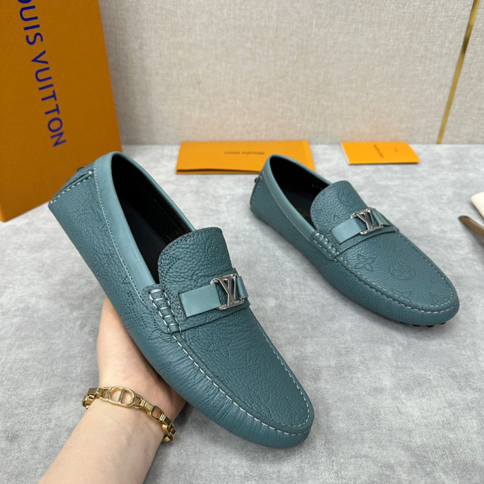 Louis Vuitton Leather Flat Bottomed Fashionable Leather Shoes #nigo21934