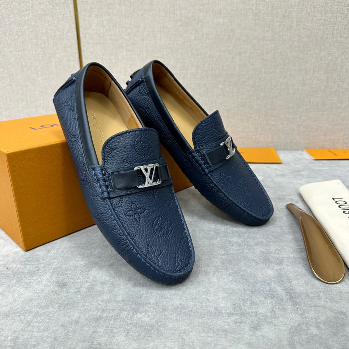 Louis Vuitton Leather Flat Bottomed Fashionable Leather Shoes #nigo21934