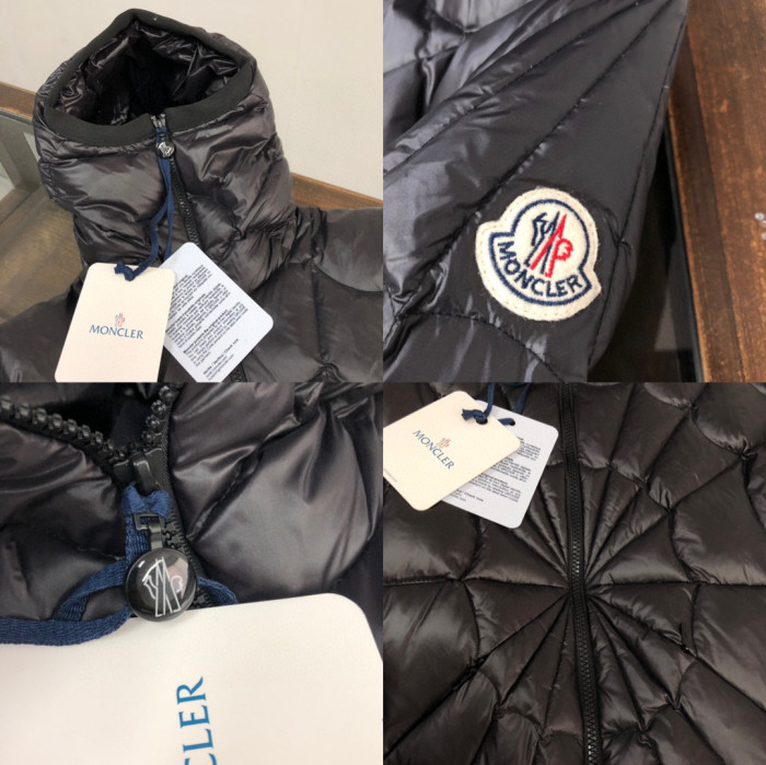 Moncler Black Hooded Long Sleeved Down Jacket #nigo21941