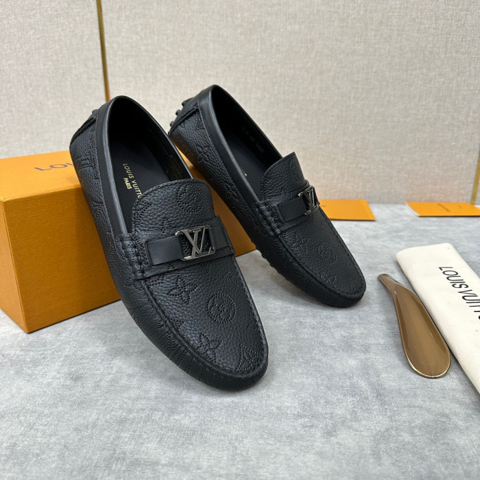 Louis Vuitton Leather Flat Bottomed Fashionable Leather Shoes #nigo21934