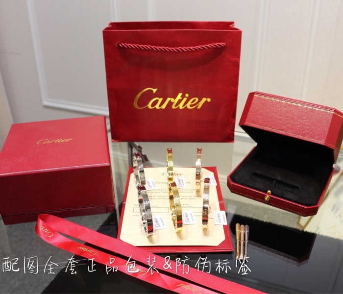 Cartier Encircling Screw Logo Bracelet Plated 18K Gold Accessories Jewelry #nigo82316
