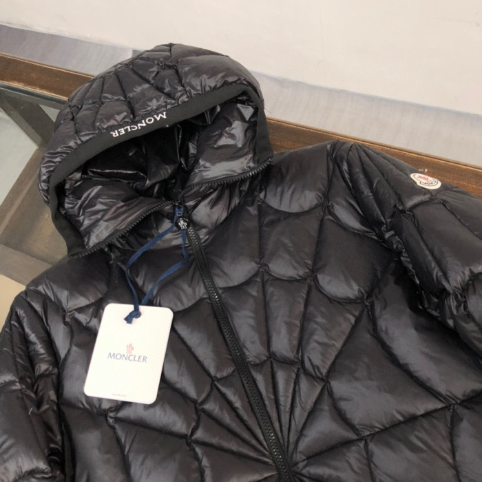 Moncler Black Hooded Long Sleeved Down Jacket #nigo21941