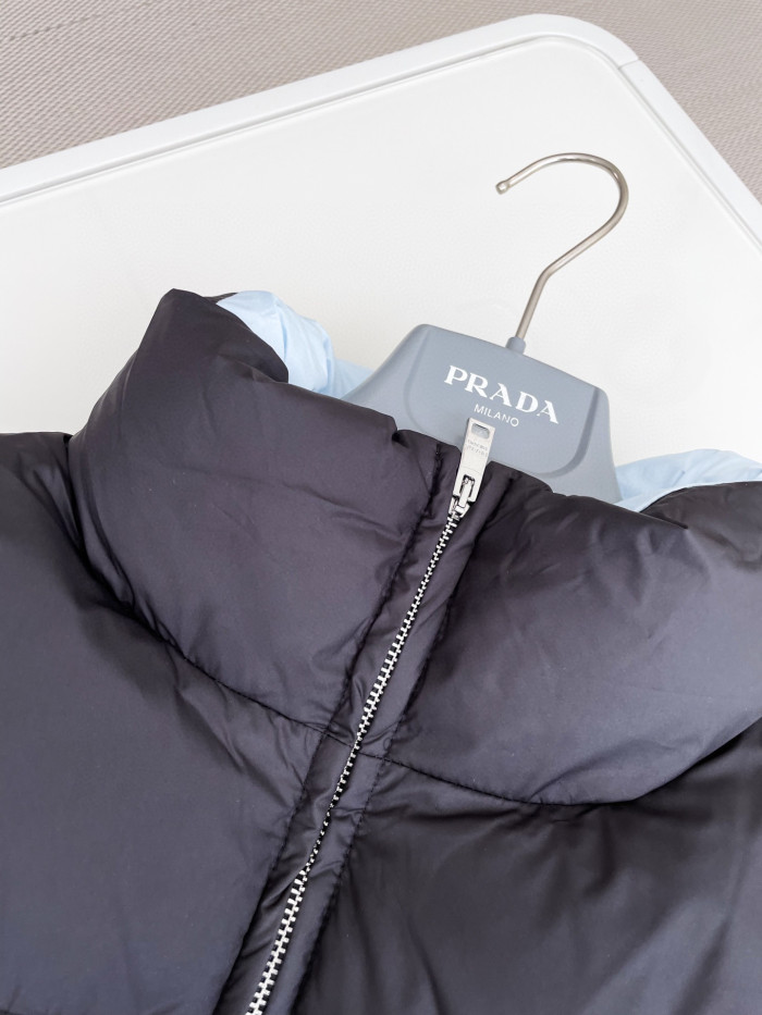 Prada Re-Nylon Long Sleeved Short Style Down Cotton Jacket #nigo21951