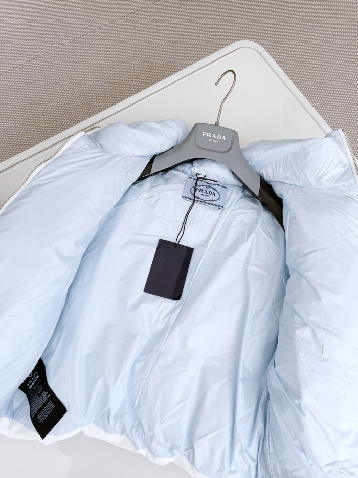 Prada Re-Nylon Long Sleeved Short Style Down Cotton Jacket #nigo21951