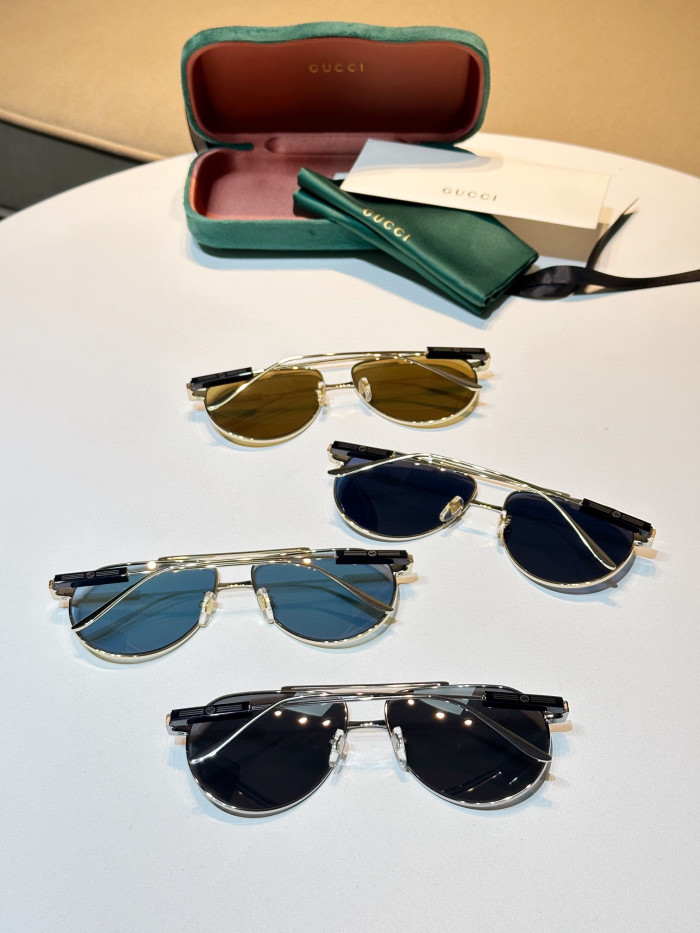 Gucci Classic Retro Aviator Sunglasses Glasses #nigo96594