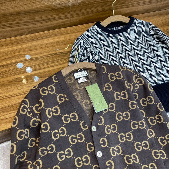 Gucci Knitted Button Printed Cardigan #nigo21956