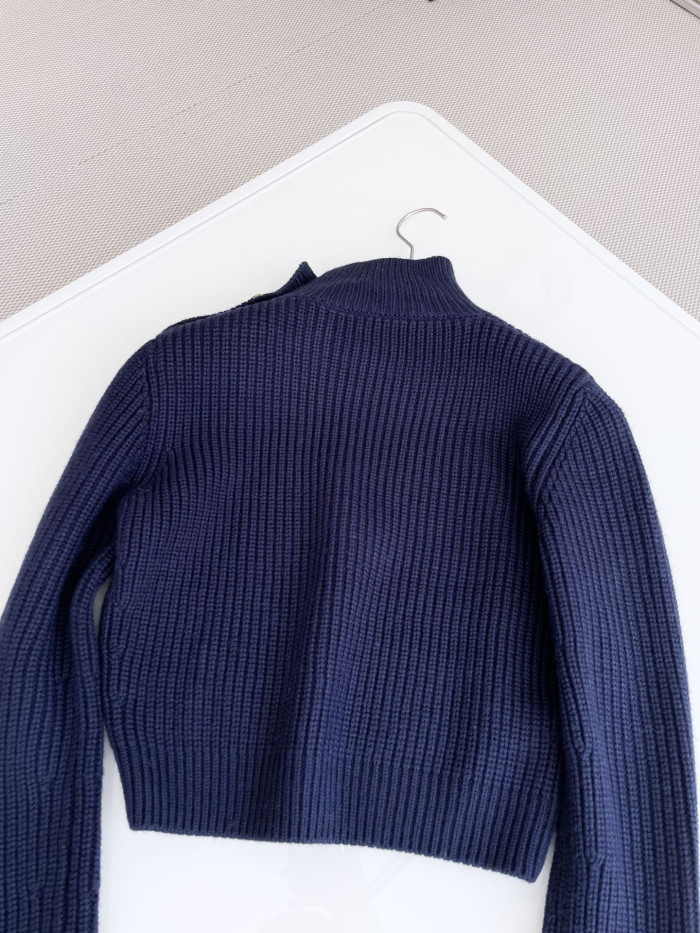 Prada High Neck Short Style Long Sleeved Sweater #nigo21953