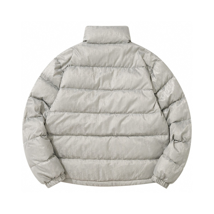 Dior Zipped Long Sleeve Dark Print Puffer Down Jacket #nigo96591