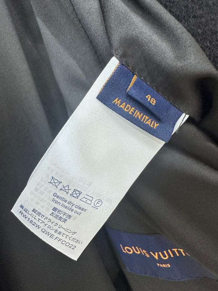 Louis Vuitton Rhinestone Lapel Button Down Jacket #nigo96595