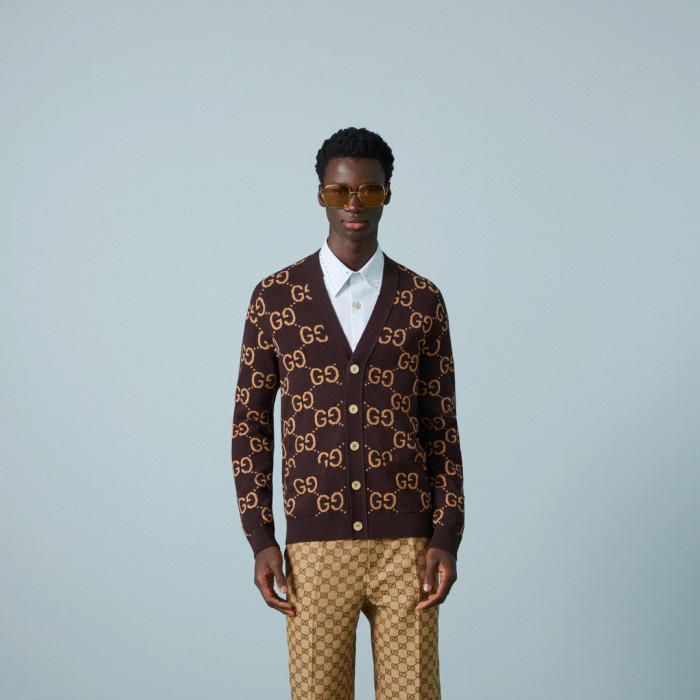 Gucci Knitted Button Printed Cardigan #nigo21956