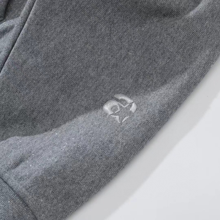 Alexander Wang Gray Zippered Loose Hooded Sweatshirt Ngvp #nigo6687