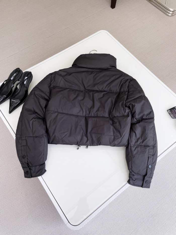 Prada Re-Nylon Long Sleeved Short Style Down Cotton Jacket #nigo21951