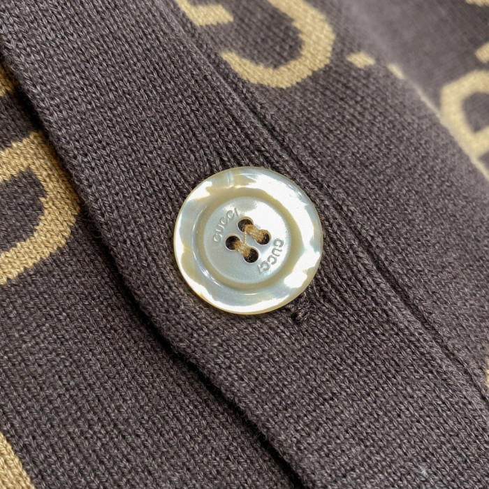 Gucci Knitted Button Printed Cardigan #nigo21956
