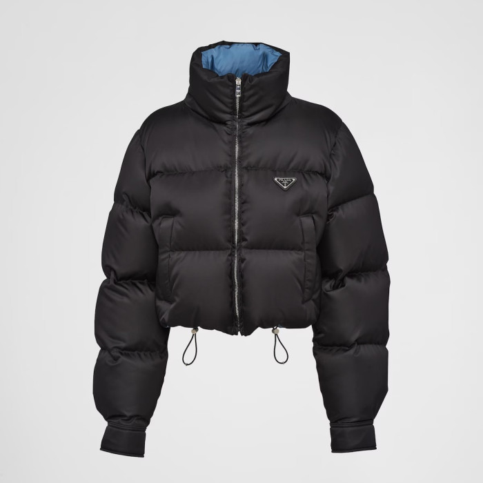 Prada Re-Nylon Long Sleeved Short Style Down Cotton Jacket #nigo21951