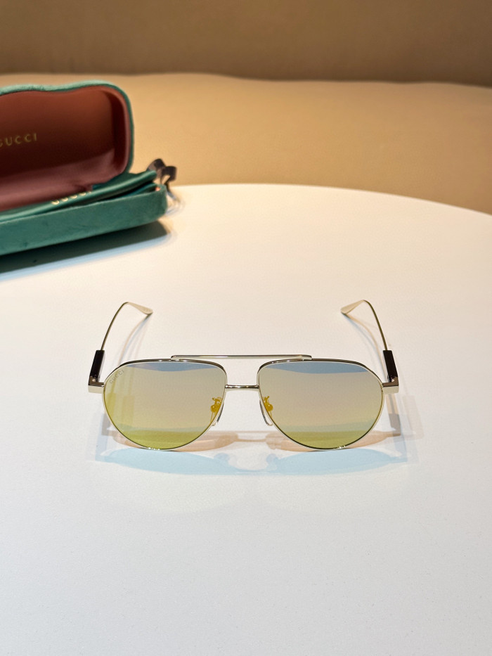 Gucci Classic Retro Aviator Sunglasses Glasses #nigo96594