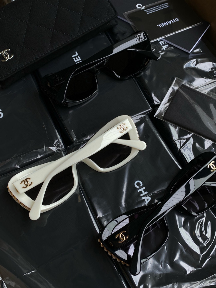 Chanel Cat Eye Sunglasses Glasses #nigo96582