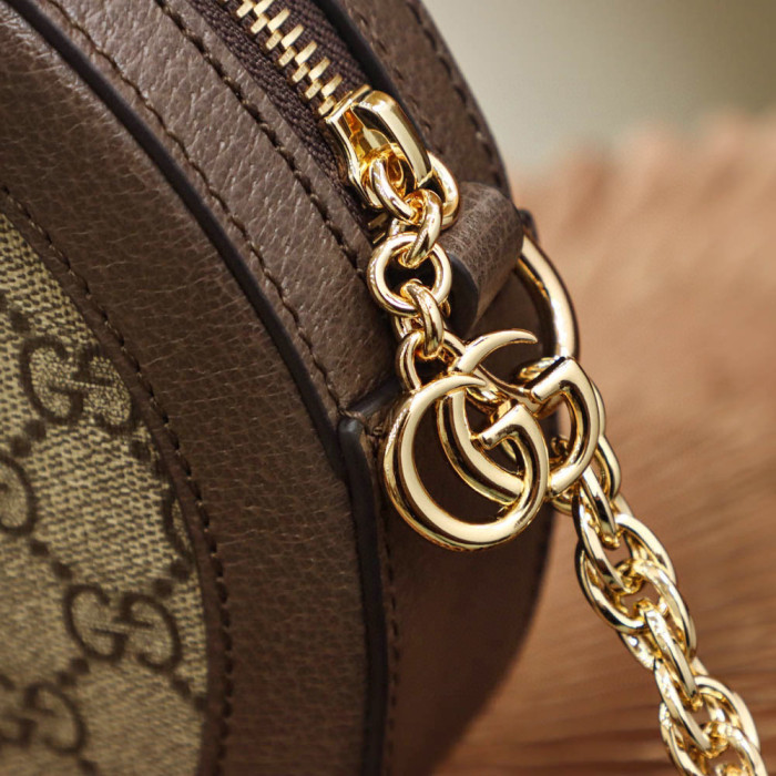 Gucci Ophidia Round Leather Printed Bag #nigo21961