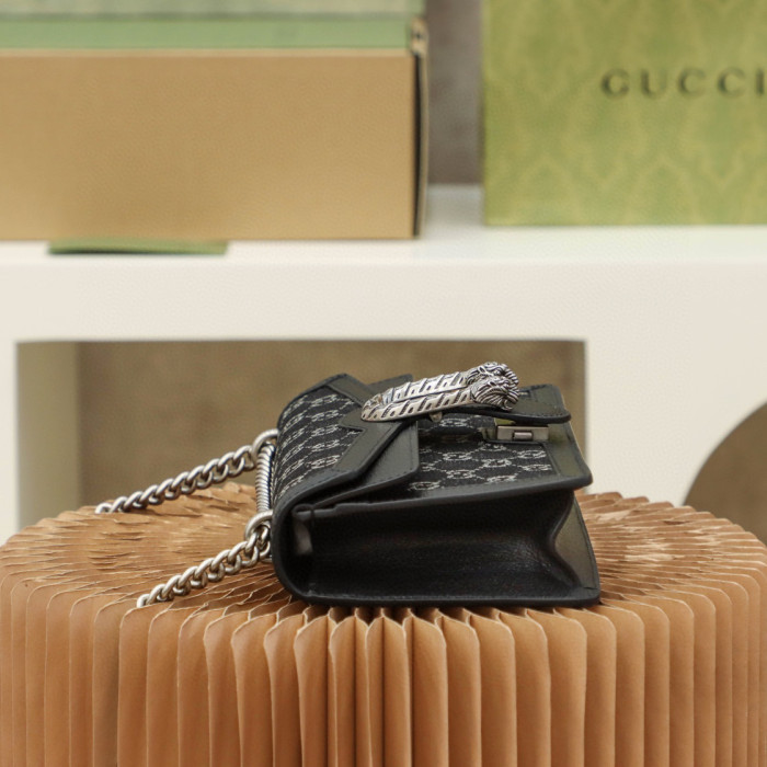 Gucci Dionysus Leather Panel Canvas Printed Chain Bag #nigo21943
