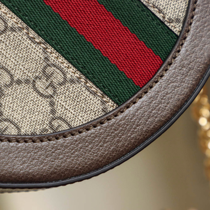 Gucci Ophidia Round Leather Printed Bag #nigo21961
