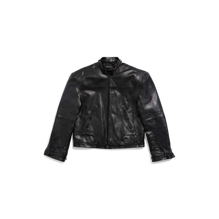 NIGO Balenciaga Deconstructed Zip-Up Jacket In Black Ngvp #nigo6682