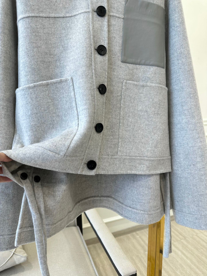 Loewe Cotton Polo Collar Long Sleeve Coat Jacket #nigo21964