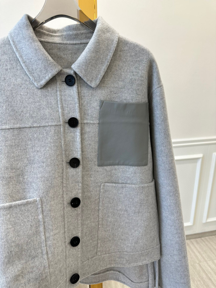 Loewe Cotton Polo Collar Long Sleeve Coat Jacket #nigo21964