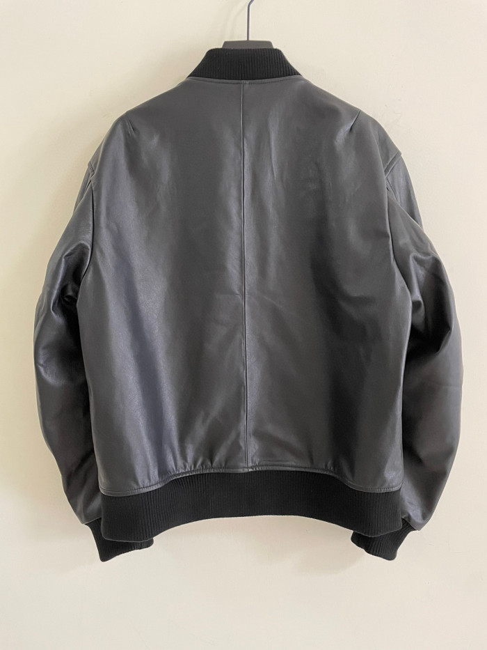 Prada Baseball Jacket Jacket Leather Jacket #nigo21967