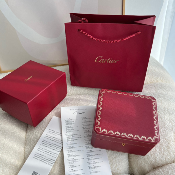 Cartier Women's Half Round Leather Strap Watch #nigo96624