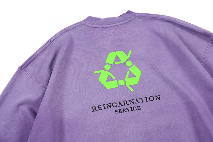 Vetements Letter Print Pullover Sweatshirt Ngvp #nigo6725
