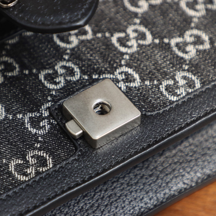 Gucci Dionysus Leather Panel Canvas Printed Chain Bag #nigo21943