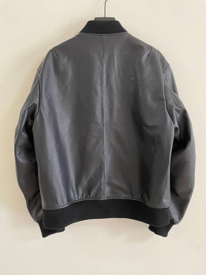 Prada Baseball Jacket Jacket Leather Jacket #nigo21967
