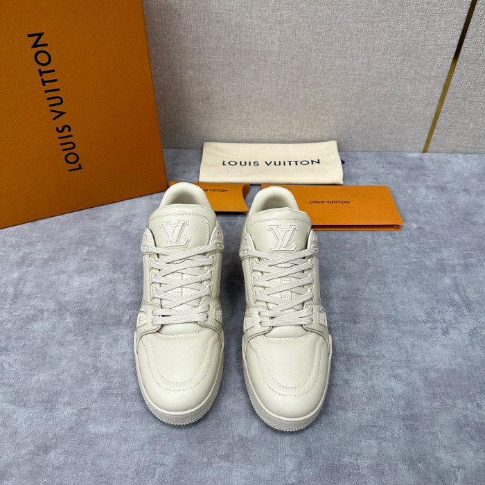Louis Vuitton LV Trainer Sneaker Men's Low Top Lace Up Casual Shoes #nigo96632