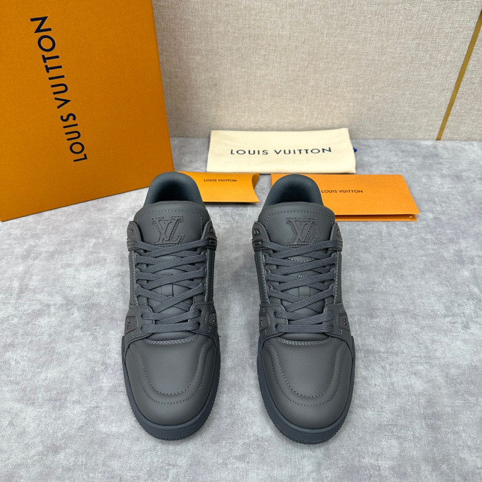 Louis Vuitton LV Trainer Sneaker Men's Low Top Lace Up Casual Shoes #nigo96632