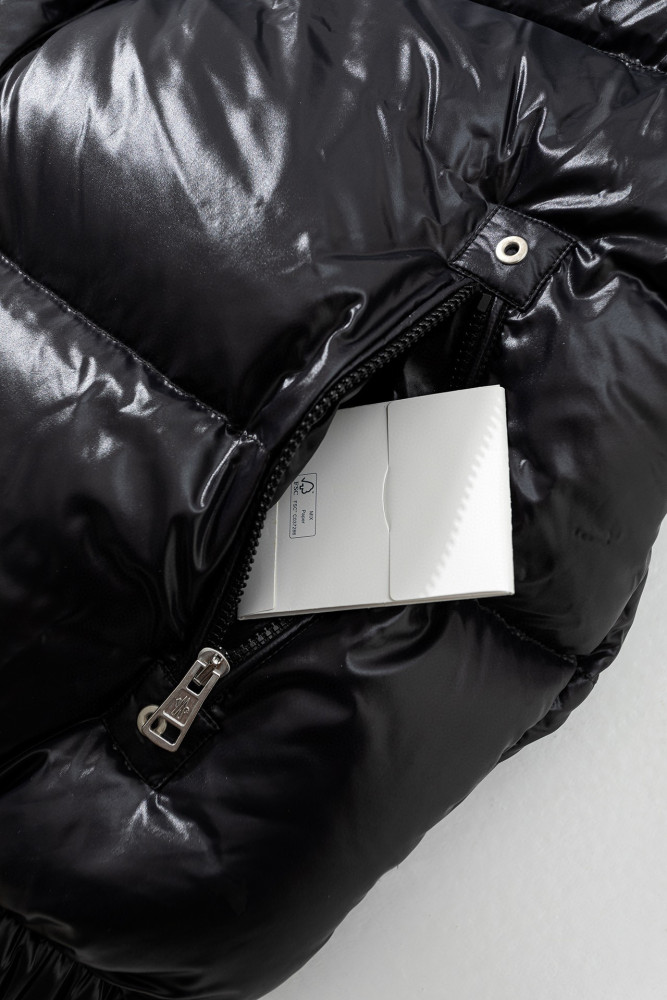 Moncler GENIUS x 1017 ALYX 9SN Short Black Hooded Puffer Jacket Ngvp #nigo6718