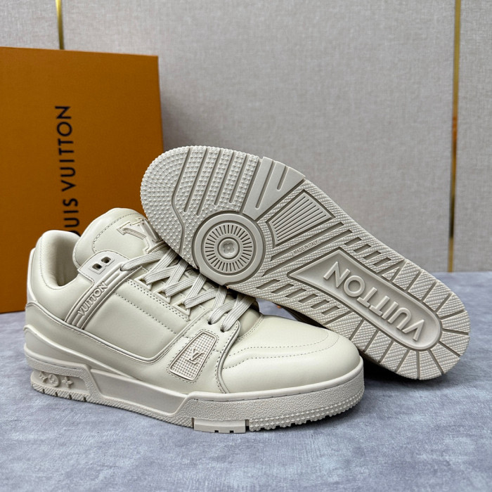 Louis Vuitton LV Trainer Sneaker Men's Low Top Lace Up Casual Shoes #nigo96632