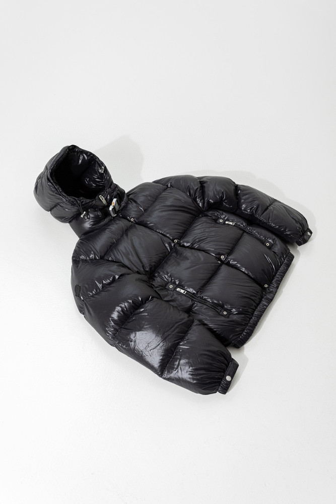 Moncler GENIUS x 1017 ALYX 9SN Short Black Hooded Puffer Jacket Ngvp #nigo6718