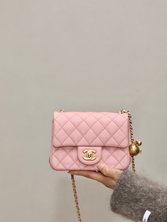 Chanel Diamond Chain Diagonal Span Bag #nigo21968