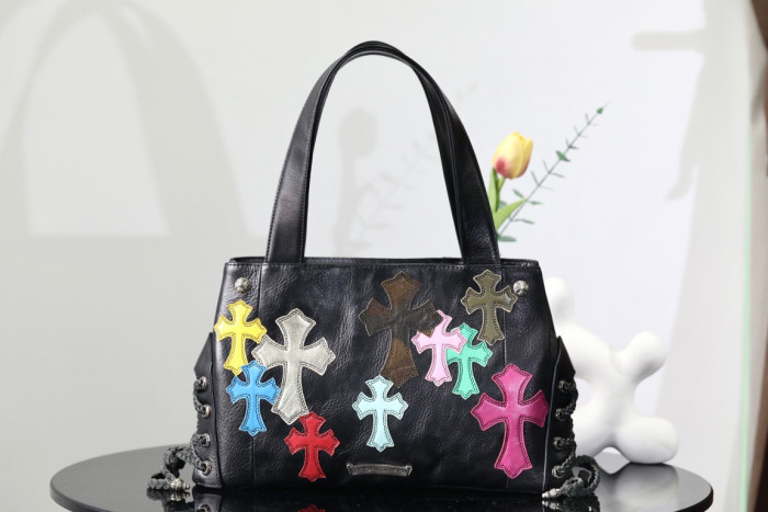 Chrome Hearts Leather Large Capacity Portable Bag #nigo21245