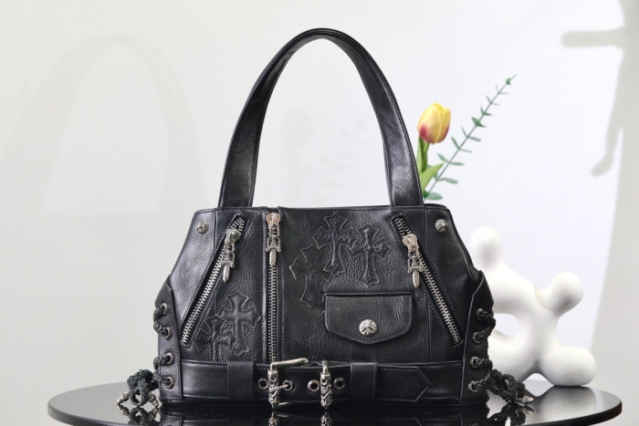 Chrome Hearts Leather Large Capacity Portable Bag #nigo21245